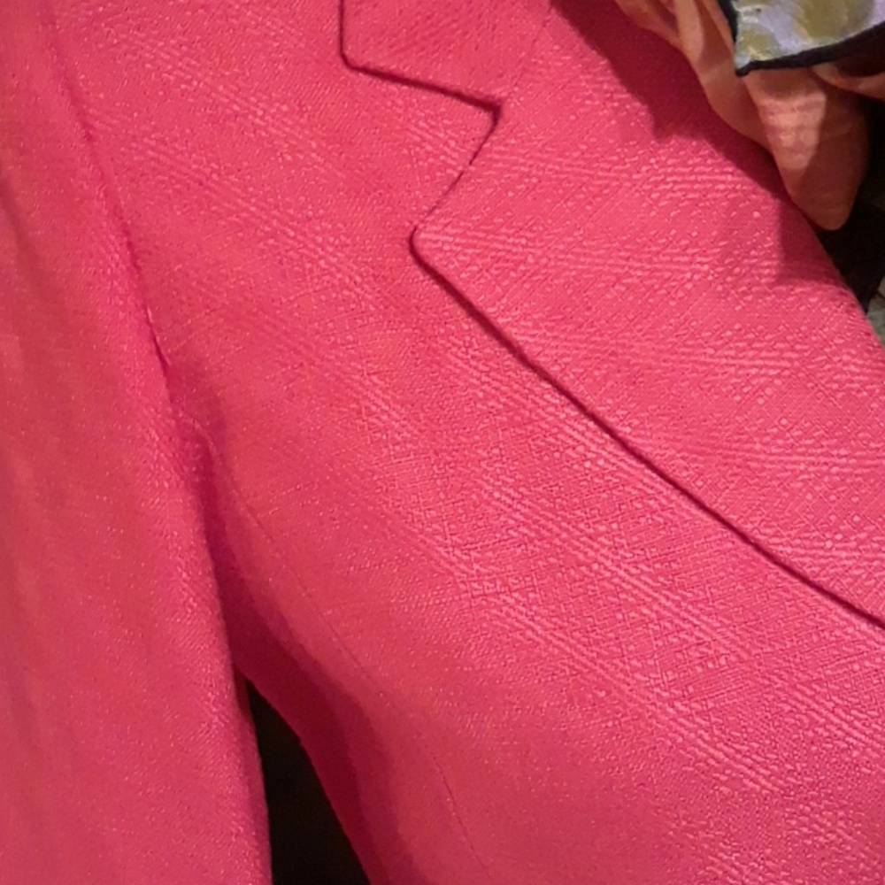 Christian Dior orange Skirt Suit 6 Petite - Picture 5 of 8